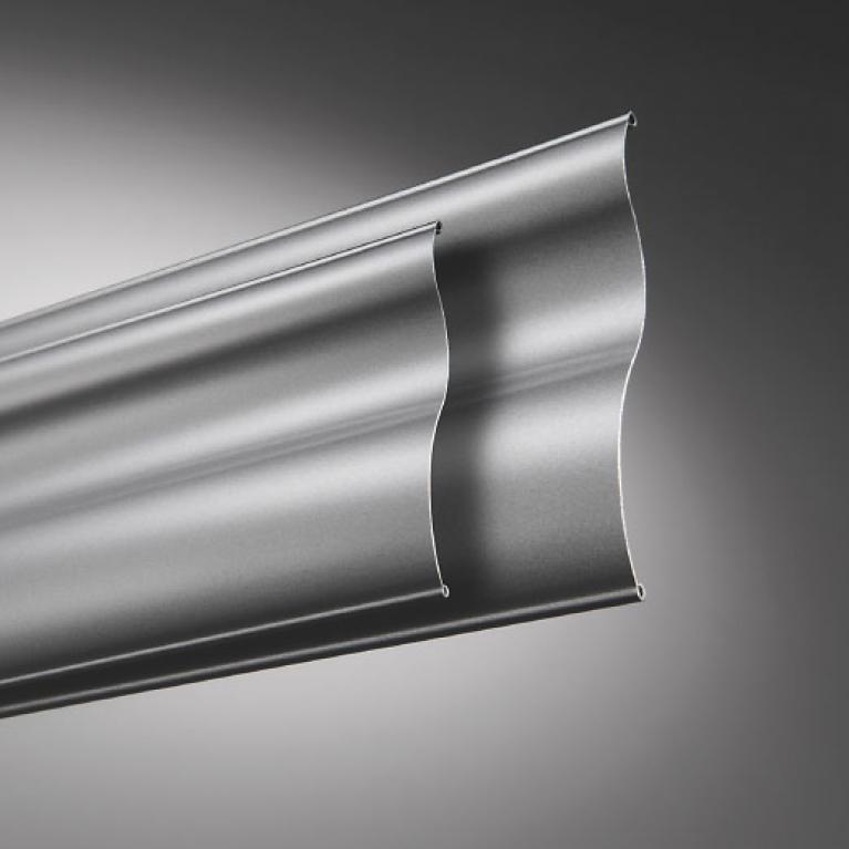 Detail- Musteransicht Raffstoren Dreigebogenlamelle