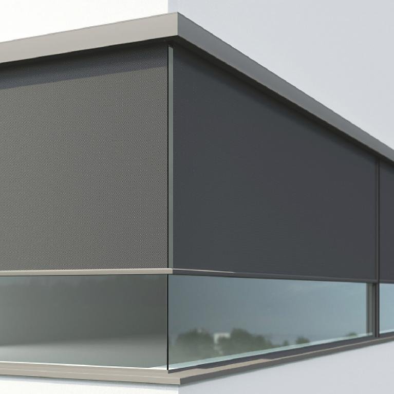 Fenster Modell ROMA Vorbautextilscreen Zipscreen 290