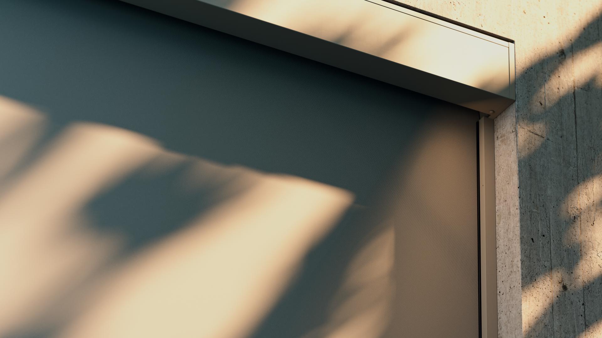 Haus mit zipSCREEN.2 und Schatten